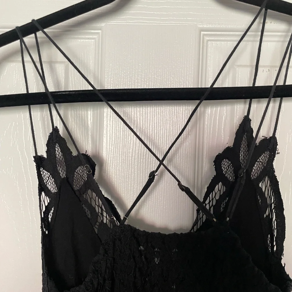 Free People Adella Slip Dress - XS Black - Picture 13 of 13